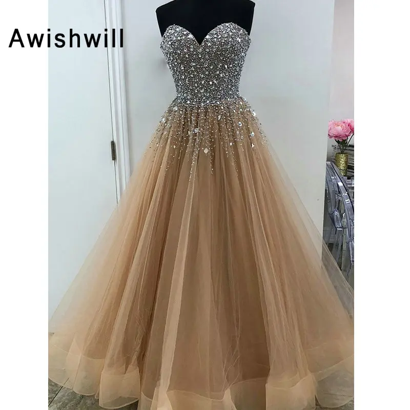 Real Photo Vestidos de Fiesta Largos Elegantes de Gala Crystal Beading Tulle Floor Length Long Evening Gown Prom Dress for Women
Real Photo Vestidos de Fiesta Largos Elegantes de Gala Crystal Beading Tulle Floor Length Long Evening Gown Prom Dress for Women