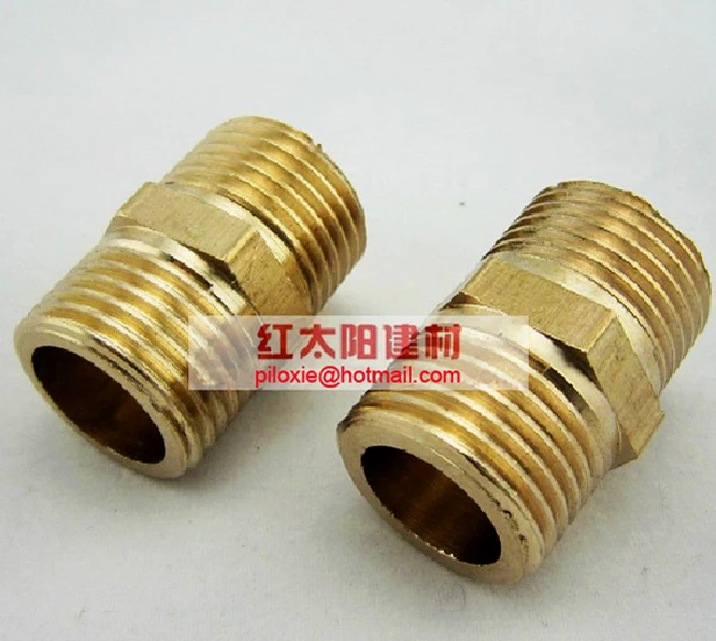 6pcs/lot Equal Male 3/4" Brass Coupling Pipe Fitting Copper M3/4"Double Nipples Fittings Free Shipping
6pcs/lot Equal Male 3/4" Brass Coupling Pipe Fitting Copper M3/4"Double Nipples Fittings Free Shipping