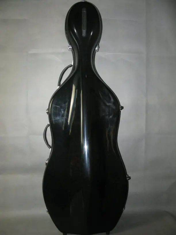 1pcs Nice Strong black fiberglass cello hard case w/wheells 3/4
1pcs Nice Strong black fiberglass cello hard case w/wheells 3/4