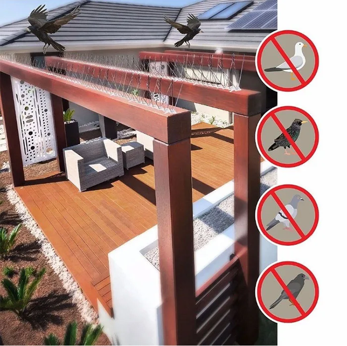 5PCS Plastic Bird and Pigeon Spikes Anti Bird Anti Pigeon Spike for Get Rid of Pigeons and Scare Birds Pest Control
5PCS Plastic Bird and Pigeon Spikes Anti Bird Anti Pigeon Spike for Get Rid of Pigeons and Scare Birds Pest Control