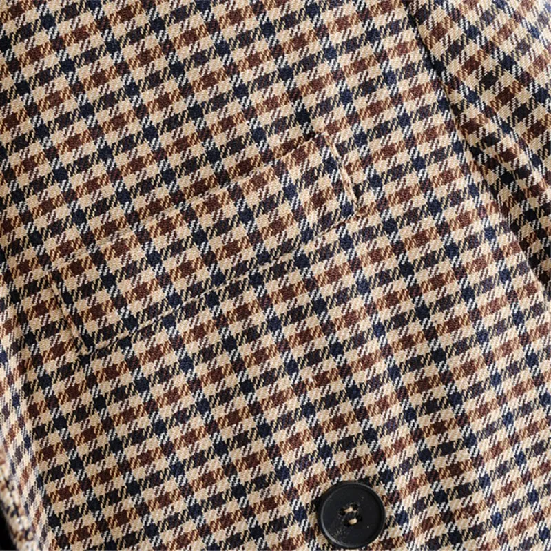 Women Elegant Plaid Blazer Suit Long Sleeve Double Breasted Slim Checked Coat Formal Office Work Jacket Houndstooth Outerwear 25 Women Elegant Plaid Blazer Suit Long Sleeve Double Breasted Slim Checked Coat Formal Office Work Jacket Houndstooth Outerwear 23