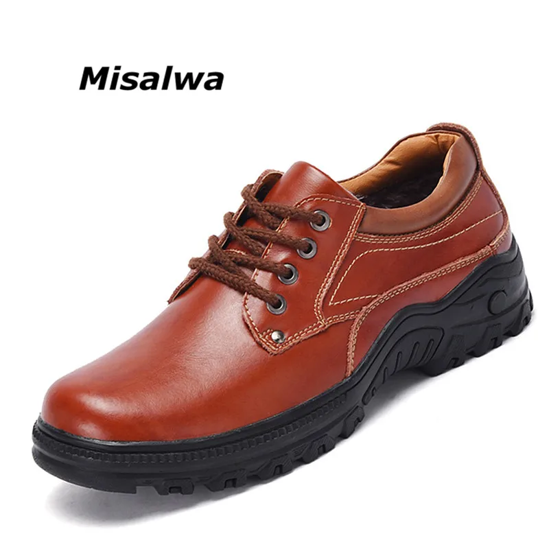 Misalwa Autumn Retro Men Leisure Leather Work Tooling Shoes Winter Warm Sapato Masculino Rubber Casual Shoes Adult Male Footwear
Misalwa Autumn Retro Men Leisure Leather Work Tooling Shoes Winter Warm Sapato Masculino Rubber Casual Shoes Adult Male Footwear