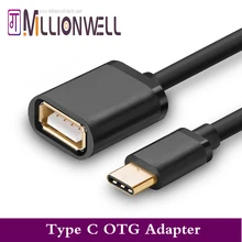 Millionwell Type-C USB 2.0 OTG Adapter Type C to USB female Data High speed Cable Connector Macbook Letv Max For USB C Cable