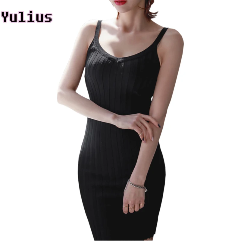 Spaghetti Strap Knitted Women Mini Dress Female Black Ribbed V-Neck Sexy Backless Bandage Dress Club Party Dresses Summer 2019
Spaghetti Strap Knitted Women Mini Dress Female Black Ribbed V-Neck Sexy Backless Bandage Dress Club Party Dresses Summer 2019