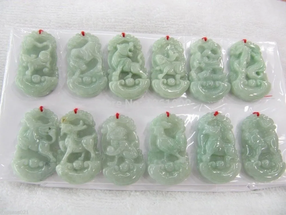 hot sell new - 00333 Rare A Set Of 100% Natural jade/jadeite Pendant/ 12 Chinese Zodiac Pendants
hot sell new - 00333 Rare A Set Of 100% Natural jade/jadeite Pendant/ 12 Chinese Zodiac Pendants
