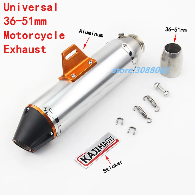 Universal 36-51mm Aluminum Motorcycle Exhaust Motorbike Racing Muffler With Stiker For Dirt Bike HONDA CRF150F CRF230F 250CC
Universal 36-51mm Aluminum Motorcycle Exhaust Motorbike Racing Muffler With Stiker For Dirt Bike HONDA CRF150F CRF230F 250CC