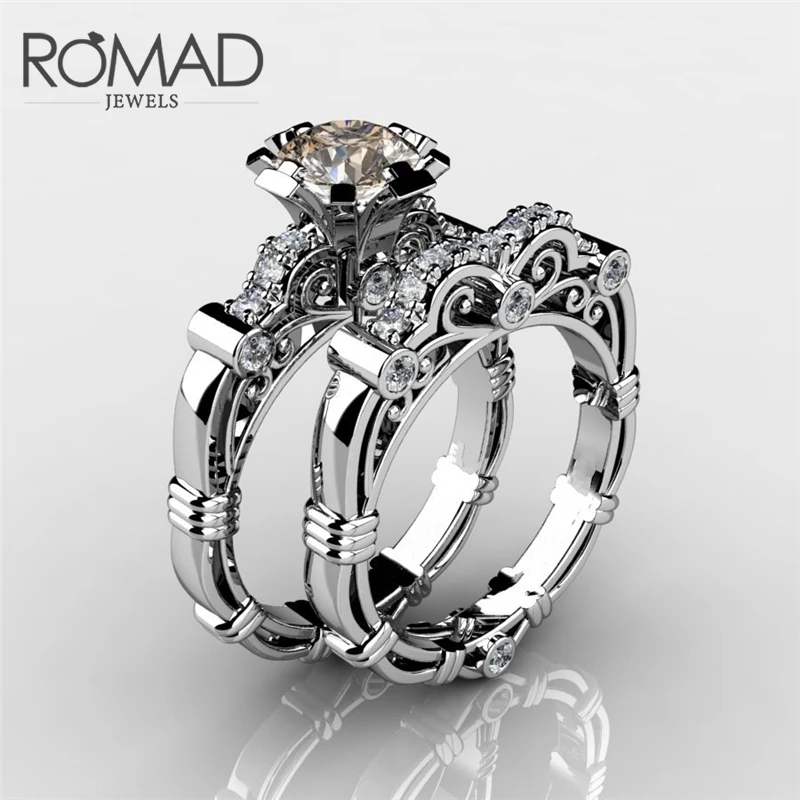 ROMAD 1 Pair Fashion Couple Ring Women Men Rings For Women Engagement Ring Men Luxury Jewelry Wedding Gift Inlaid Stone Rings R5
ROMAD 1 Pair Fashion Couple Ring Women Men Rings For Women Engagement Ring Men Luxury Jewelry Wedding Gift Inlaid Stone Rings R5