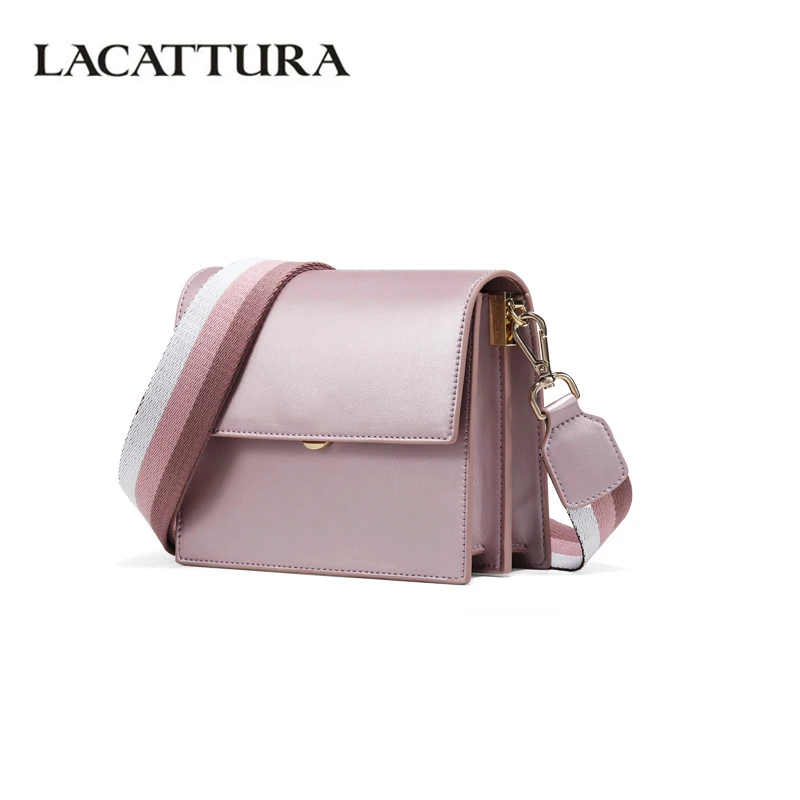 LACATTURA 2019 Women Small Flap Handbag Ladies Shoulder Bag Designer Crossbody for Young Messenger Organ Bag Woven Wide Strap
LACATTURA 2019 Women Small Flap Handbag Ladies Shoulder Bag Designer Crossbody for Young Messenger Organ Bag Woven Wide Strap