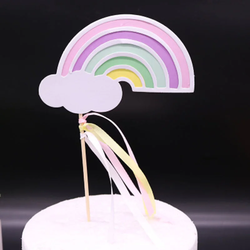 1 PC Creative Rainbow Cake Topper Cake Logo Baby Decoration Children Kids Birthday Party Cake Decoration Supplies Wholesale
1 PC Creative Rainbow Cake Topper Cake Logo Baby Decoration Children Kids Birthday Party Cake Decoration Supplies Wholesale