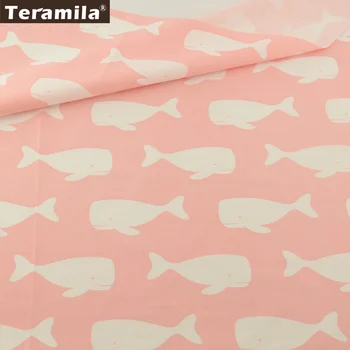 Teramila Light Pink 100% Cotton Fabric Smile White Whale Designs Twill Fat Quarter Home Textile Bed Sheet Patchwork Tecido
Teramila Light Pink 100% Cotton Fabric Smile White Whale Designs Twill Fat Quarter Home Textile Bed Sheet Patchwork Tecido