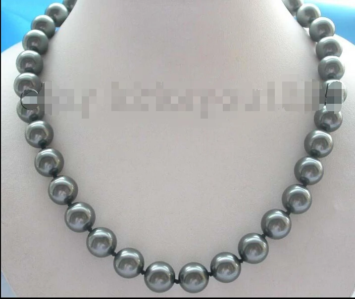Natural 12mm Black Round Shell Pearl Necklace! ^^^@^Noble style Natural Fine jewe SHIPPING (C0309)
Natural 12mm Black Round Shell Pearl Necklace! ^^^@^Noble style Natural Fine jewe SHIPPING (C0309)