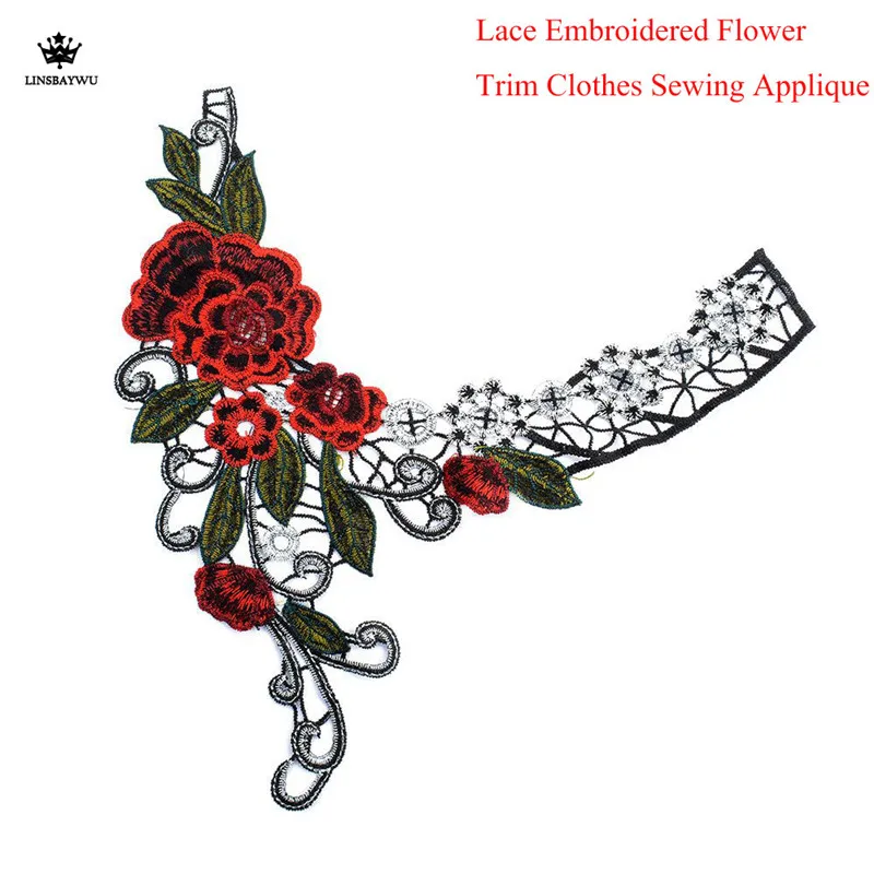 1Pcs Collar Flower Embroidery Lace Polyester Flower Neckline Collar Trim DIY Sewing Applique Crafts Clothing Accessories
1Pcs Collar Flower Embroidery Lace Polyester Flower Neckline Collar Trim DIY Sewing Applique Crafts Clothing Accessories