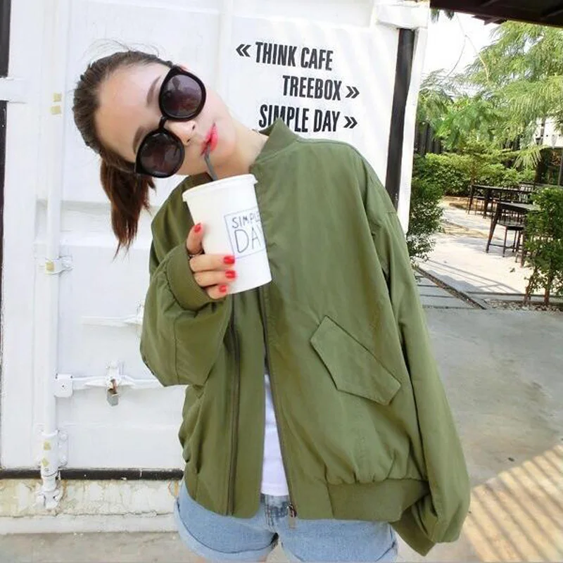 Fashion Style Women Jackets Solid Color Long Sleeve Zipper Thin Women Basic Coats Casual Slim Fit Spring Jacket Women
Fashion Style Women Jackets Solid Color Long Sleeve Zipper Thin Women Basic Coats Casual Slim Fit Spring Jacket Women