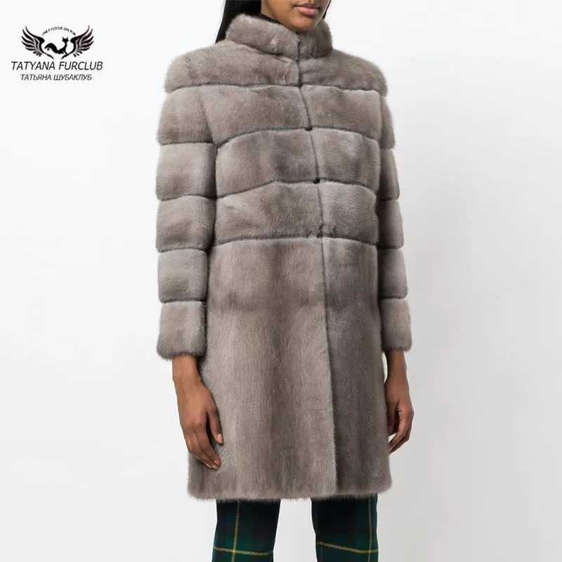 Tatyana Furclub Mink Fur Jacket With Stand Collar Women Natural Fur Outwear Long Warm Mink Fur coats Genuine Leather Fur Clothes
Tatyana Furclub Mink Fur Jacket With Stand Collar Women Natural Fur Outwear Long Warm Mink Fur coats Genuine Leather Fur Clothes