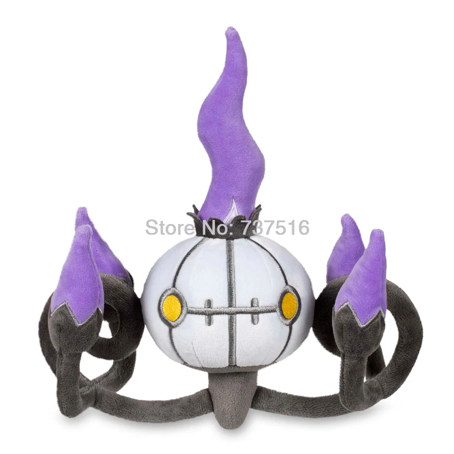 New Anime Black & white Crystal Lamp Fire Spirit Spooky Purple Flames Chandelure Plush Stuffed Doll Soft Toys 10 inches
New Anime Black & white Crystal Lamp Fire Spirit Spooky Purple Flames Chandelure Plush Stuffed Doll Soft Toys 10 inches