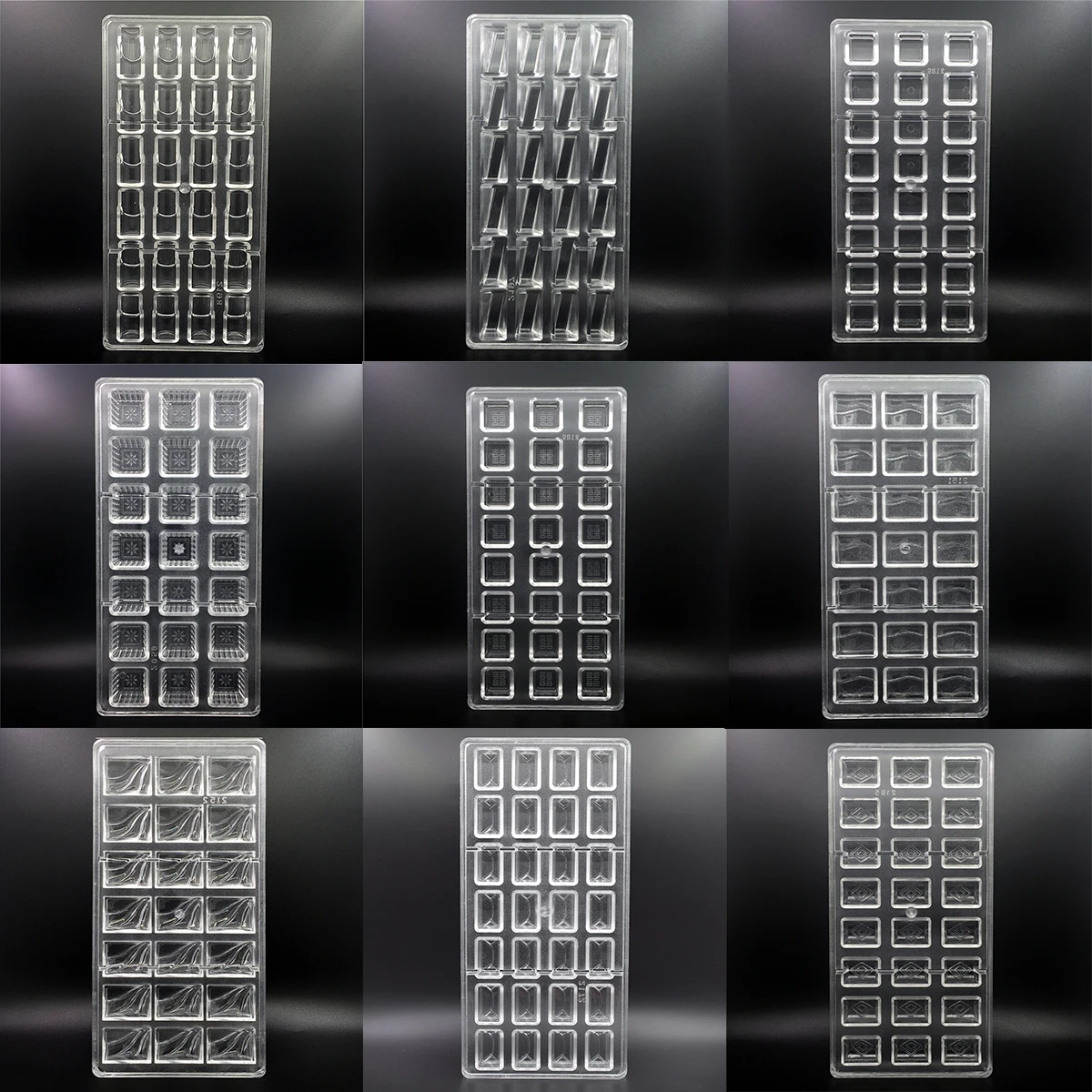 3D Polycarbonate Chocolate Bar Cube Molds Tray Square envelope Shape Plastic Bakery Baking Pastry Candy Tools Bakeware Mould
3D Polycarbonate Chocolate Bar Cube Molds Tray Square envelope Shape Plastic Bakery Baking Pastry Candy Tools Bakeware Mould