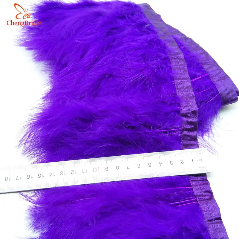 ChengBright Nice 1Yards Turkey Feathers Trim Cloth Sideband Chicken Pheasant Feather Trims Clothing Wedding Feather Ribbon A 
ChengBright Nice 1Yards Turkey Feathers Trim Cloth Sideband Chicken Pheasant Feather Trims Clothing Wedding Feather Ribbon A