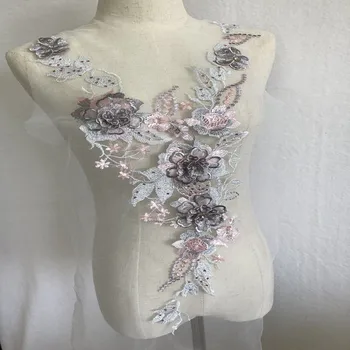 SASKIA 1Pcs Collar African Lace 3D Flower Embroidery Patch Mesh Embroidered Beaded Applique Sewing Dress Clothes Accessory DIY
SASKIA 1Pcs Collar African Lace 3D Flower Embroidery Patch Mesh Embroidered Beaded Applique Sewing Dress Clothes Accessory DIY
