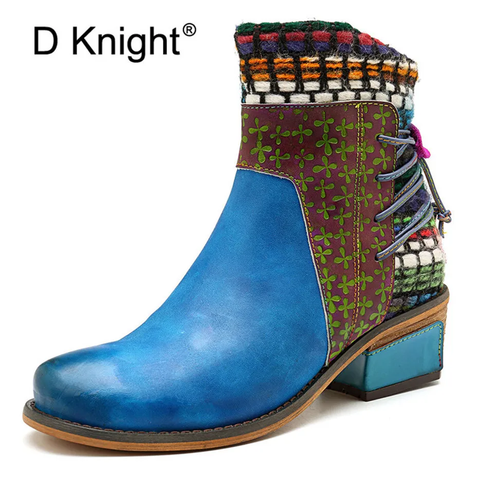 Big Size 42 Handmade Ankle Boots Women Shoes Bohemian Vintange Genuine Leather Motorcycle Boots Printed Side Zipper Female Botas
Big Size 42 Handmade Ankle Boots Women Shoes Bohemian Vintange Genuine Leather Motorcycle Boots Printed Side Zipper Female Botas