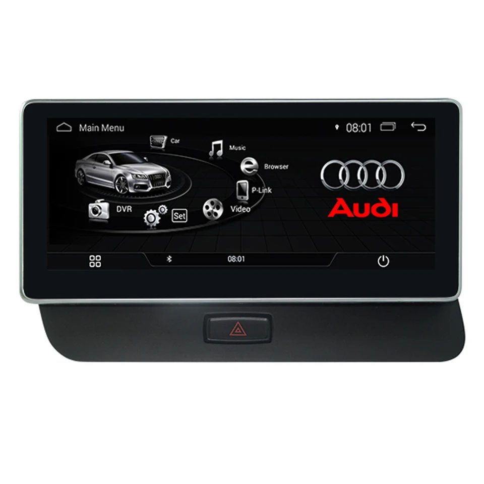 10 25 дюймов автомобильный мультимедийный Системы Android для AUDI Q5 поддержкой USB SD карт