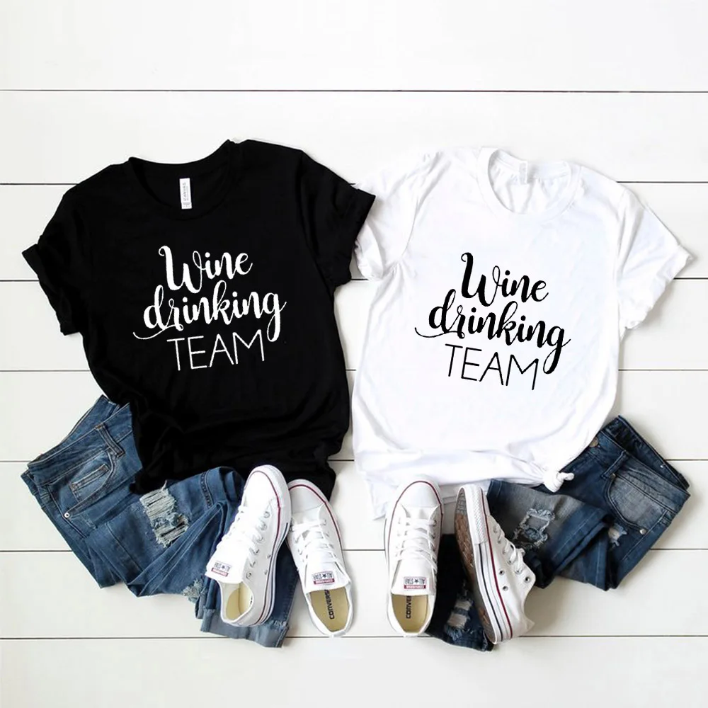 Wine Shirt for Women Wine Drinking Team Shirt Drinking Squad Team Shirt Funny Wine Unisex Cotton Tumblr T-Shirt Plus Size Tops
Wine Shirt for Women Wine Drinking Team Shirt Drinking Squad Team Shirt Funny Wine Unisex Cotton Tumblr T-Shirt Plus Size Tops