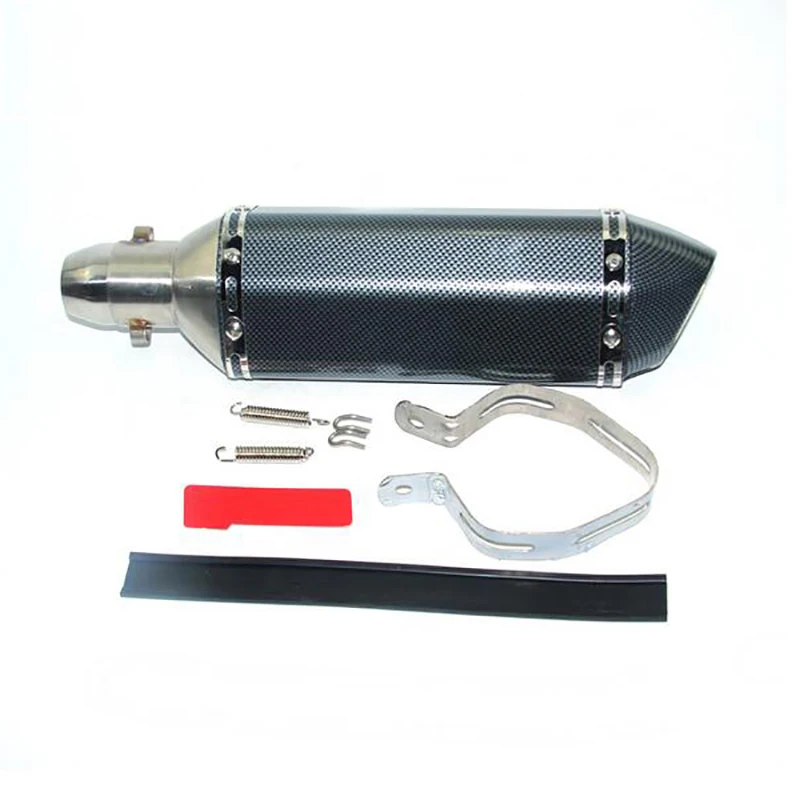 Universal Motorcycle Silencer 38-51MM Carbon Fiber Exhaust Muffler Pipe With DB Killer For cbr125 250 cb400 cb600 yzf fz400
Universal Motorcycle Silencer 38-51MM Carbon Fiber Exhaust Muffler Pipe With DB Killer For cbr125 250 cb400 cb600 yzf fz400