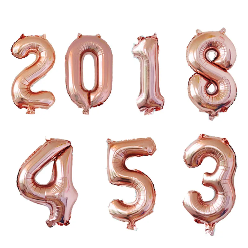 40inch Birthday Balloons Balls Rose Gold Number Inflatable Balloons Party Helium Foil Balloons Baby Shower Party Decor Supplies
40inch Birthday Balloons Balls Rose Gold Number Inflatable Balloons Party Helium Foil Balloons Baby Shower Party Decor Supplies