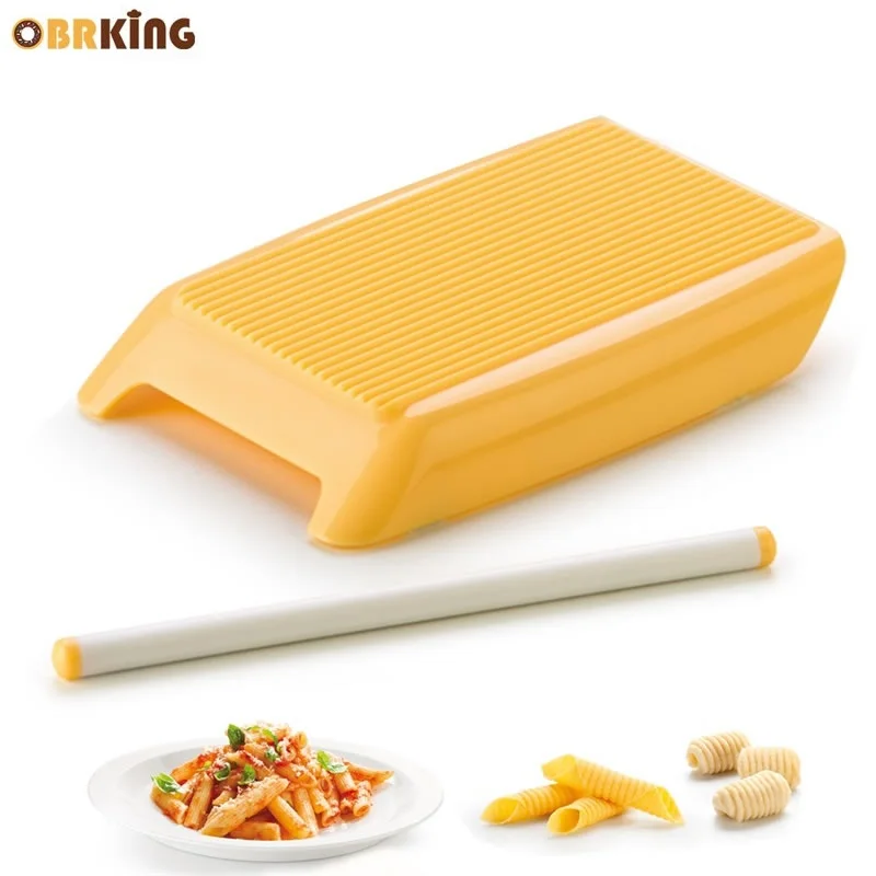 OBRKING Pasta Macaroni Board Spaghetti Macaroni Pasta Gnocchi Maker Rolling Pin Baby Food Supplement Molds Stamps Kitchen Tool
OBRKING Pasta Macaroni Board Spaghetti Macaroni Pasta Gnocchi Maker Rolling Pin Baby Food Supplement Molds Stamps Kitchen Tool