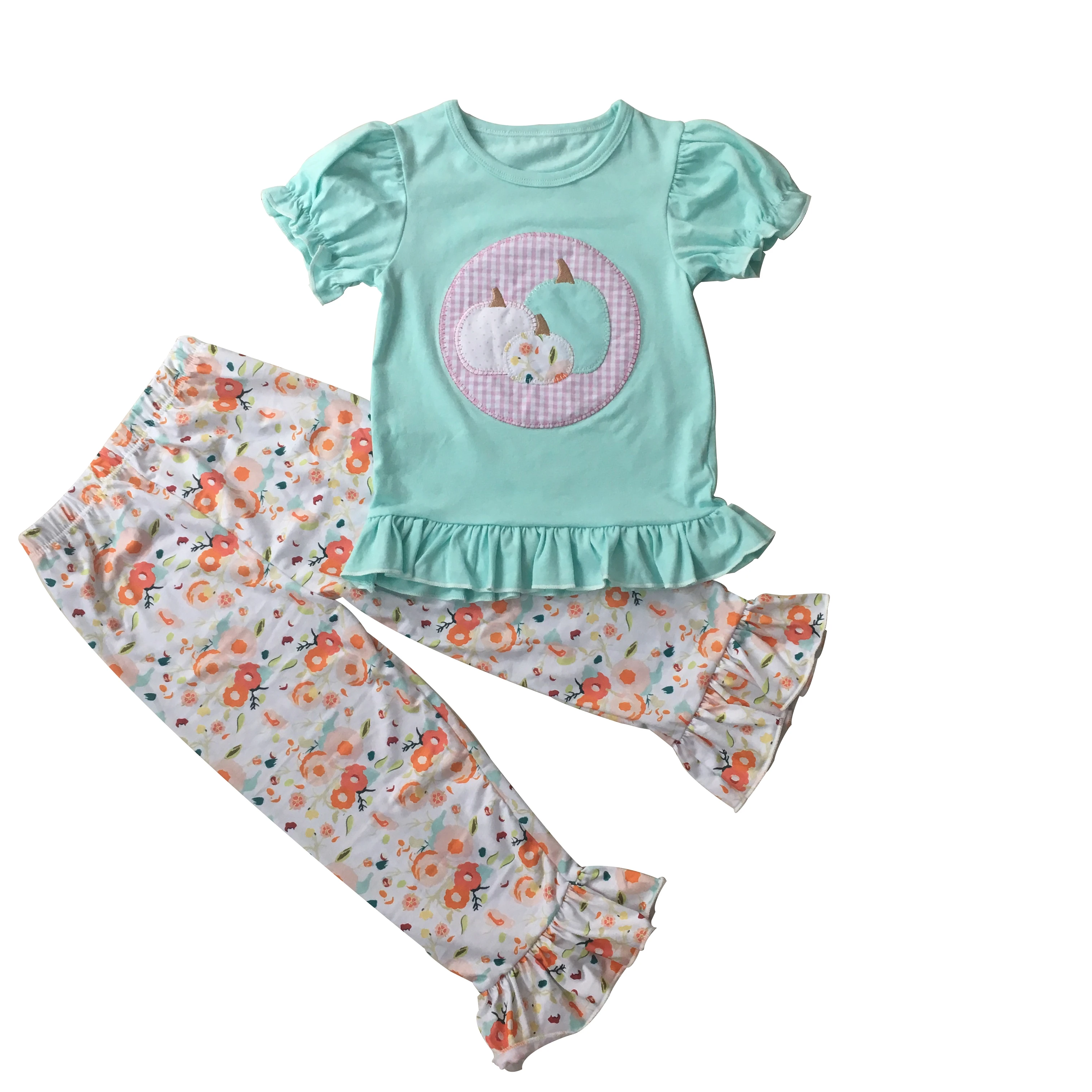 Puresun Halloween Design New Fashion Girl Boutique Outfit Pumpkin Applique PatternTop Girl Floral Ruffle Pants Children Clothing
Puresun Halloween Design New Fashion Girl Boutique Outfit Pumpkin Applique PatternTop Girl Floral Ruffle Pants Children Clothing