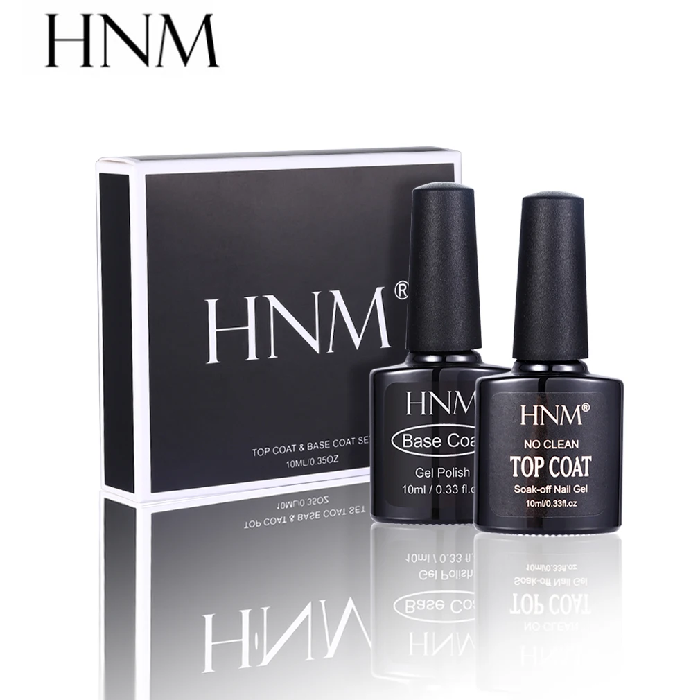 HNM 2 шт./компл. гель праймер для ногтей Подарочная коробка универсальное верхнее