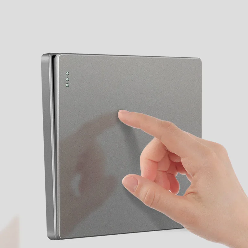 86 mm Standard Switch Wall Light Switch Interrupter, Light Grey Golden Push Button Wall Switch,1 Gang 1 Way, AC 220V-250V
86 mm Standard Switch Wall Light Switch Interrupter, Light Grey Golden Push Button Wall Switch,1 Gang 1 Way, AC 220V-250V
