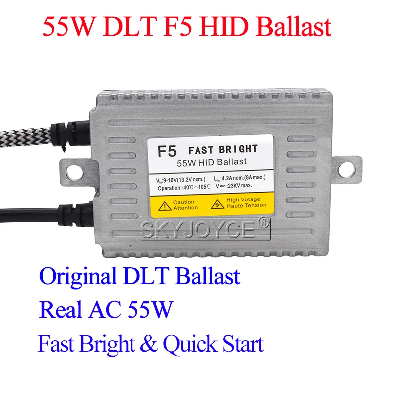 DLT F5 55W Fast Bright Xenon HID Ballast Quick Start Slim Digital Ballast Reactor For Car HID Xenon Headlight Bulb Kit 12V 55W
DLT F5 55W Fast Bright Xenon HID Ballast Quick Start Slim Digital Ballast Reactor For Car HID Xenon Headlight Bulb Kit 12V 55W