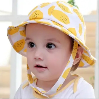 Child baby lemon basin hat bucket hat spring and summer male female child baby print sunbonnet sun hat
Child baby lemon basin hat bucket hat spring and summer male female child baby print sunbonnet sun hat