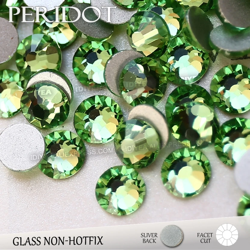 Peridot SS3 SS4 SS5 SS6 SS10 SS20 SS30 for Nail Art Rhinestones Glitter Crystal Fashion DIY Non HotFix glass stones Decor strass
Peridot SS3 SS4 SS5 SS6 SS10 SS20 SS30 for Nail Art Rhinestones Glitter Crystal Fashion DIY Non HotFix glass stones Decor strass