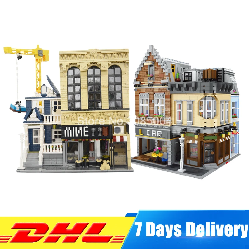 DHL LEPIN MOC 15034 The New Building City+ MOC 15035 The Bars and Financial Set Model Building Block Bricks DIY Toys Gifts
DHL LEPIN MOC 15034 The New Building City+ MOC 15035 The Bars and Financial Set Model Building Block Bricks DIY Toys Gifts