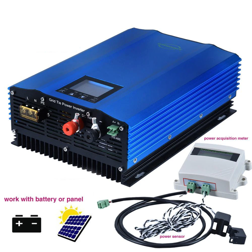 1200W Battery Discharge Power Mode Grid Tie Inverter with limiter,LCD display MPPT Solar Panel Grid Tie Miscro Inverter
1200W Battery Discharge Power Mode Grid Tie Inverter with limiter,LCD display MPPT Solar Panel Grid Tie Miscro Inverter
