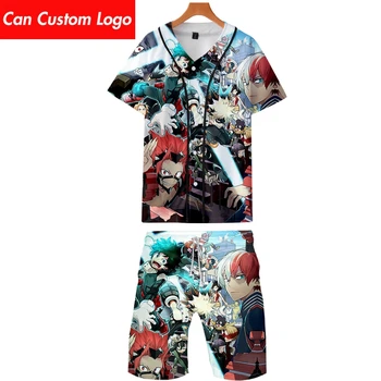 2019 My Hero Academia two piece set jackets and shorts Kpop Fashion new brand cool print baseball jacket set for men streetwear
2019 My Hero Academia two piece set jackets and shorts Kpop Fashion new brand cool print baseball jacket set for men streetwear