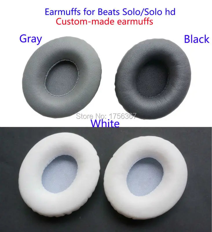 Ear pads replacement for Beats SOLO HD and Beats SOLO headphones Custom-made earmuffs (earcaps/Cushion)Black
Ear pads replacement for Beats SOLO HD and Beats SOLO headphones Custom-made earmuffs (earcaps/Cushion)Black