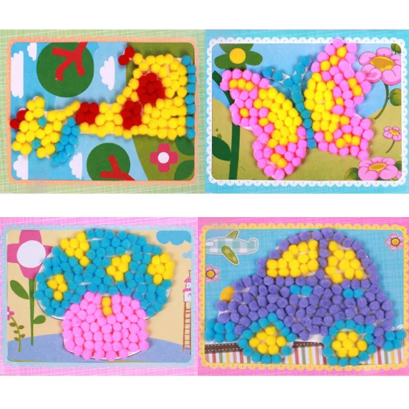 DIY Creative Handmade plush ball stickers children Baby ornaments colorful art activities in kindergarten Boys Girls toys
DIY Creative Handmade plush ball stickers children Baby ornaments colorful art activities in kindergarten Boys Girls toys