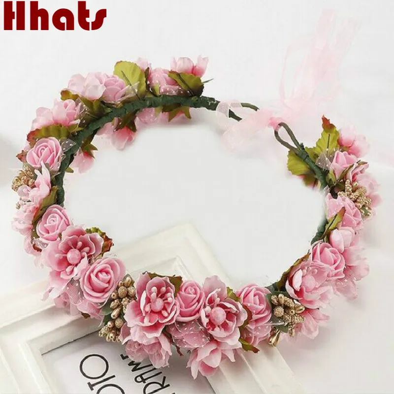 Handmade artificial flower women girl princess crown headband wedding bridal fabric floral veil hair decoration wreath garlands
Handmade artificial flower women girl princess crown headband wedding bridal fabric floral veil hair decoration wreath garlands