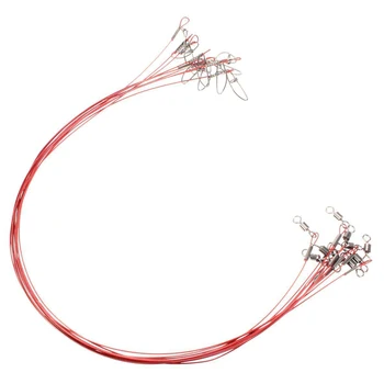 Fishing Lures Stainless Steel Trace Wire Leader Spinner Swivel Line 50 cm 50 Kg Amount:10 Pcs
Fishing Lures Stainless Steel Trace Wire Leader Spinner Swivel Line 50 cm 50 Kg Amount:10 Pcs