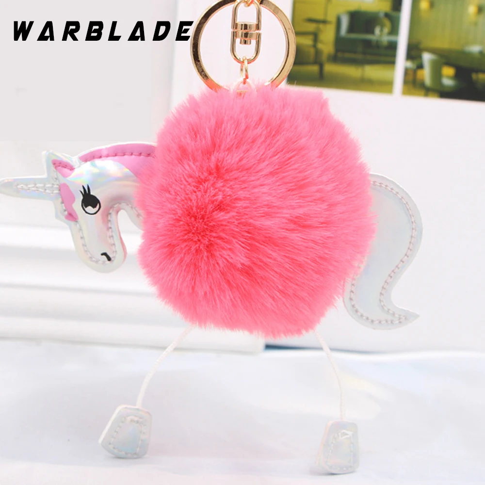 Pompom Unicorn Keychain Rabbit Fur Ball pom pom Key chain porte clef Wome Bag Car Keyring llavero mujer chaveiros sleutelhanger
Pompom Unicorn Keychain Rabbit Fur Ball pom pom Key chain porte clef Wome Bag Car Keyring llavero mujer chaveiros sleutelhanger
