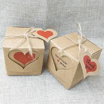 Zerong handmade heart natural kraft gift box ,Cute thank you heart label with candy /wedding gift display packing box 50pcs
Zerong handmade heart natural kraft gift box ,Cute thank you heart label with candy /wedding gift display packing box 50pcs