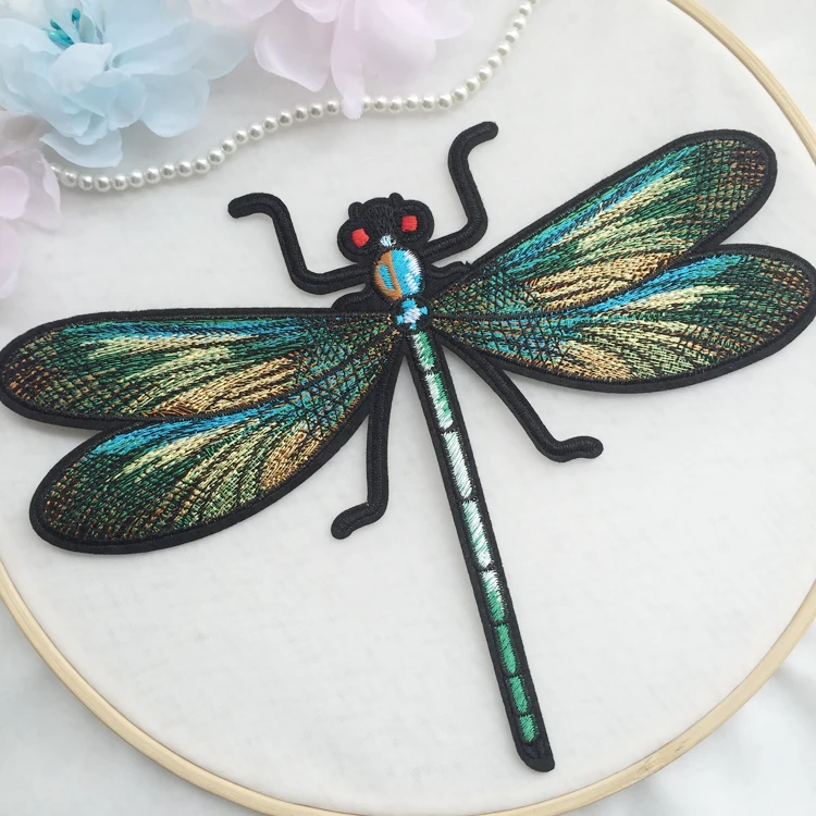 2pcs/lot Embroidery Dragonfly Patches for Clothes Applique Iron On Butterfly Patch Clothing Sticker DIY Accessories
2pcs/lot Embroidery Dragonfly Patches for Clothes Applique Iron On Butterfly Patch Clothing Sticker DIY Accessories