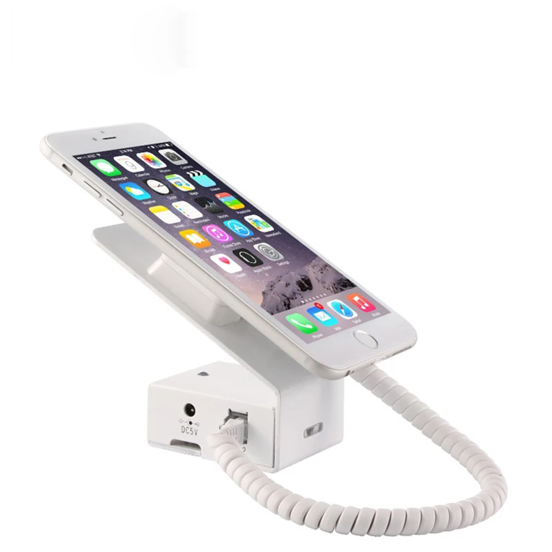 Iphone high security display holder burglar alarm stand anti-theft sensor device white with cable and wireless remote controller
Iphone high security display holder burglar alarm stand anti-theft sensor device white with cable and wireless remote controller