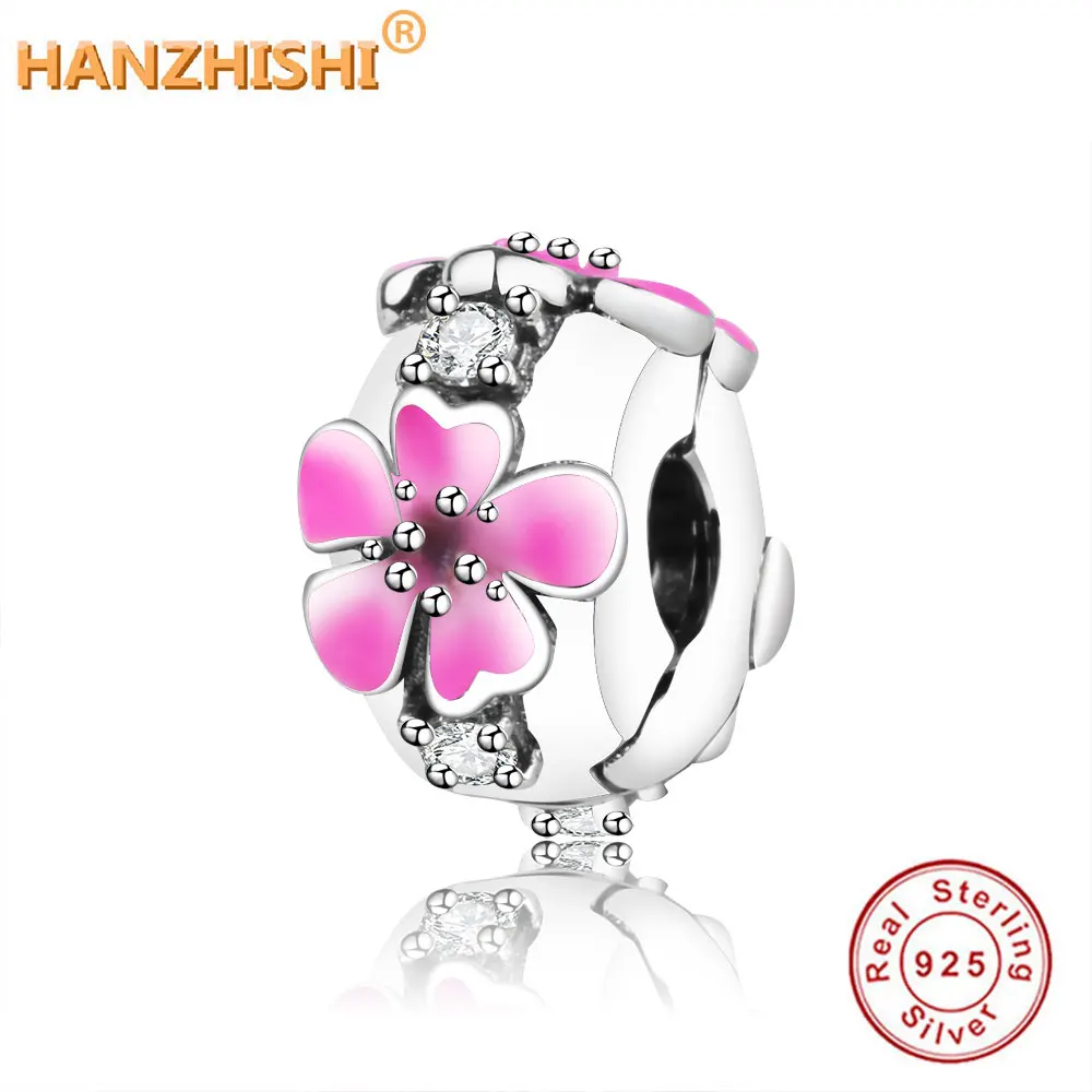2019 Real 925 Sterling Silver Enamel Bead Peach Blossoms Flower Clip Charm Fit Original Pandora Charms Bracelet DIY Jewelry Gift
2019 Real 925 Sterling Silver Enamel Bead Peach Blossoms Flower Clip Charm Fit Original Pandora Charms Bracelet DIY Jewelry Gift