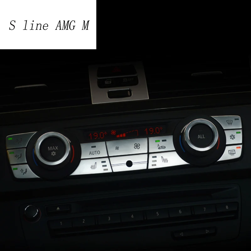 Car Styling interior Buttons Stickers covers multimedia air conditioning CD panel Trim for BMW E90 3 series Auto Accessories
Car Styling interior Buttons Stickers covers multimedia air conditioning CD panel Trim for BMW E90 3 series Auto Accessories