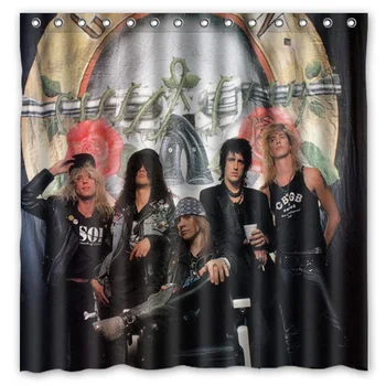 Free Shipping!Guns and Rose Band Printed Waterproof Polyester Bath Shower Curtain( 180X180CM)
Free Shipping!Guns and Rose Band Printed Waterproof Polyester Bath Shower Curtain( 180X180CM)
