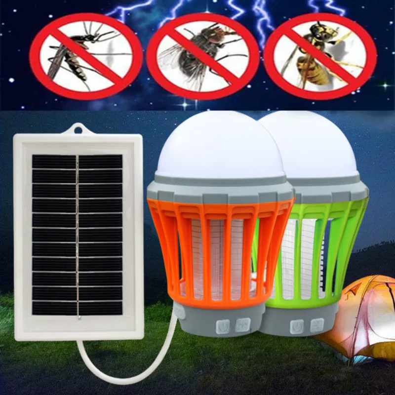 Solar Powered Mosquito Killer Best Natural Environmentally Lamp Insect Pest Bug Zapper Outdoor Led Camping Tent Light With Night
Solar Powered Mosquito Killer Best Natural Environmentally Lamp Insect Pest Bug Zapper Outdoor Led Camping Tent Light With Night