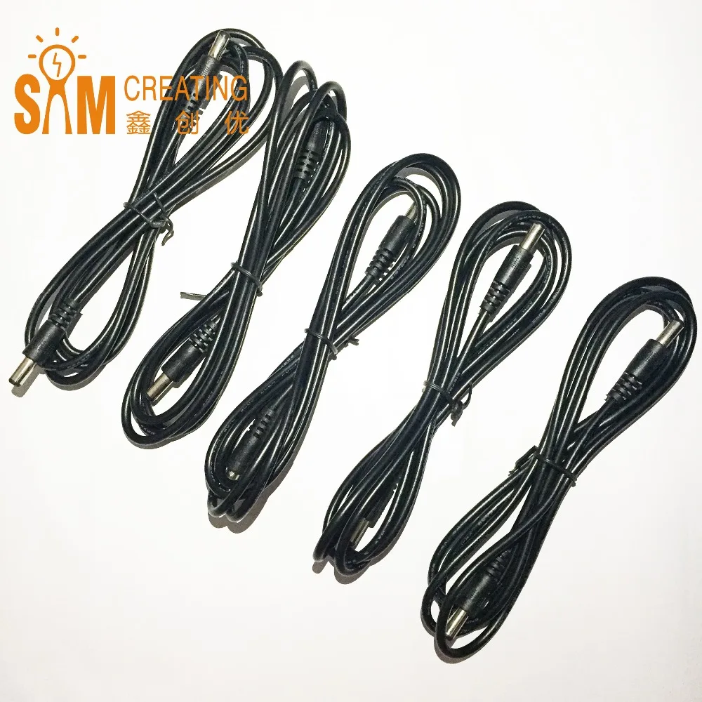 5pcs Free Shipping Power Cable Extensions DC 5.5 2.1 Male to Male Extension Plug Cable
5pcs Free Shipping Power Cable Extensions DC 5.5 2.1 Male to Male Extension Plug Cable